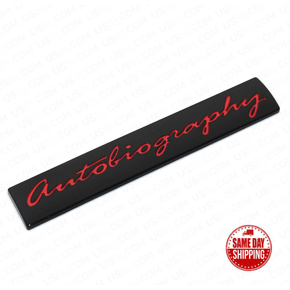 For Range Land Rover Autobiography Car Sport Tailgate Logo Emblem Badge Red SV