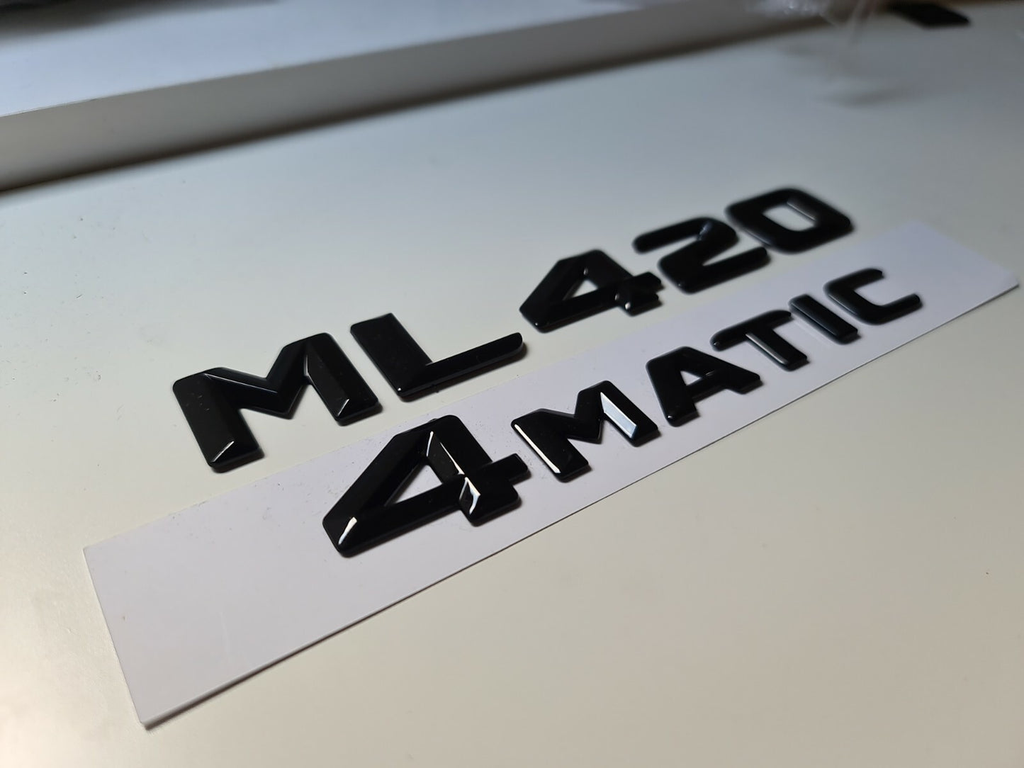 ML420 4matic Black Letter Number Rear Boot Badge Emblem For ML Class Mercedes