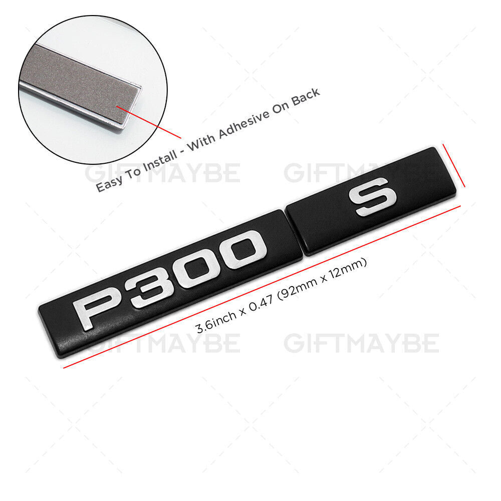 For Land Rover Range Rover R Sport Velar Liftgate P300 S Emblem Black Badge SVR