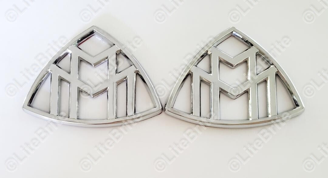 Silver Maybach Car Body Side Fender Decal Sticker For MercedesGLS S Class