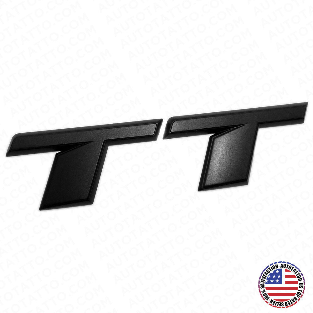 For Audi TT Matte Black Rear Letter Tail Badge Trunk Emblem Badge Logo Sport