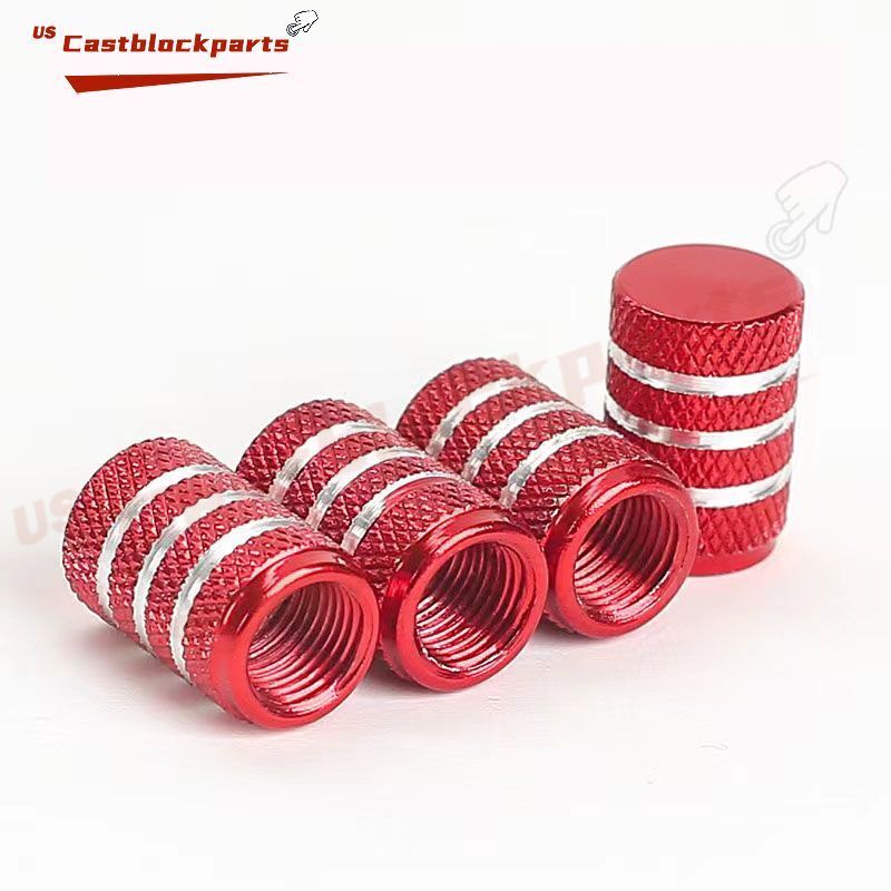4Pcs Tire Valve Stem Car Caps Aluminum Alloy Dust Proof Airtight Air Caps Cover