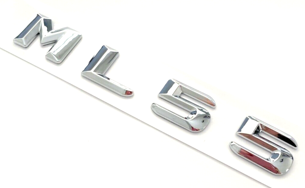 CHROME ML55 FOR MERCEDES ML550 REAR TRUNK EMBLEM BADGE NAMEPLATE