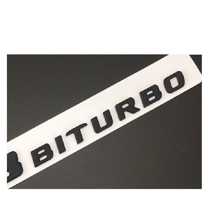 Black CLA45 AMG TURBO 4MATIC Trunk Emblems Badges for Mercedes Benz C117 X117