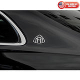 Genuine Silver Maybach Badge Cars Body Side Fender Sticker For Benz GLS S Class