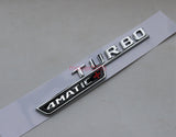 NEW Chrome CLS53 AMG TURBO 4 MATIC Trunk Emblem Badge Sticker for Mercedes Benz