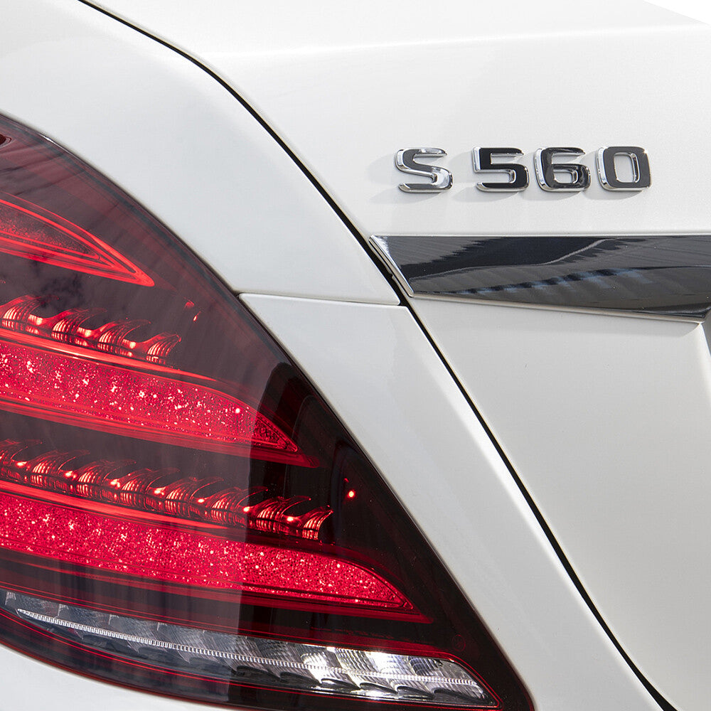 18-21 Mercedes S 560 Letter Emblem Luggage Trunk Lid Logo Badge AMG Sport Chrome