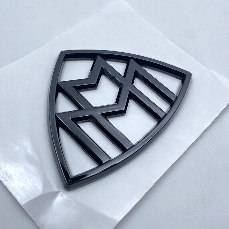 4pcs Black For " MAYBACH " Emblem Auto Side Fender Badge for Mercedes-Benz W222