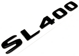GLOSS SL400 BLACK FOR MERCEDES REAR TRUNK EMBLEM BADGE NAMEPLATE DECAL LETTERS