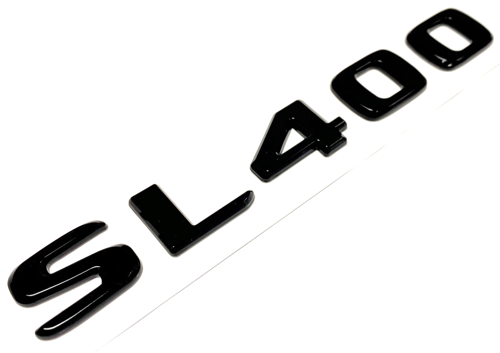 GLOSS SL400 BLACK FOR MERCEDES REAR TRUNK EMBLEM BADGE NAMEPLATE DECAL LETTERS