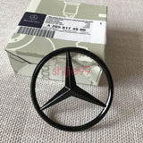 Trunk Star Emblem Glossy Black Rear Lid Logo Badge For Mercedes C253 GLC AMG