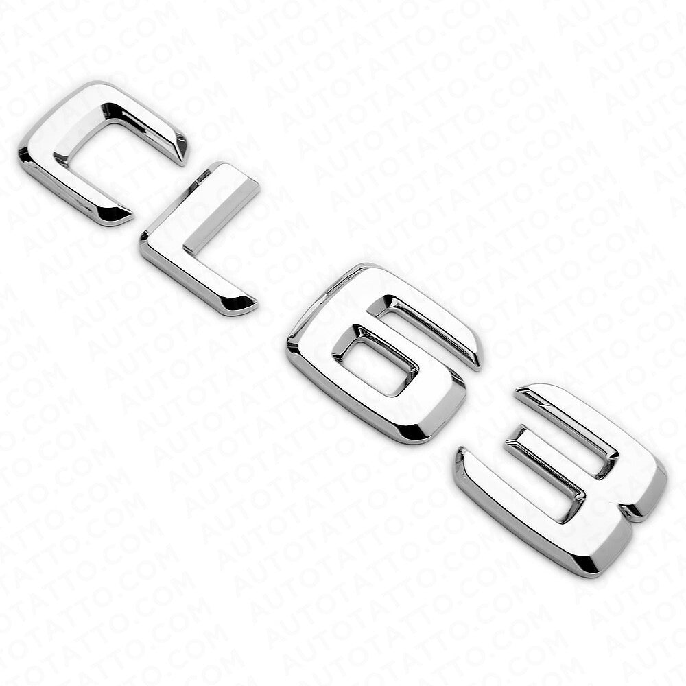 07-15 CL 63 Emblem Trunk Lid Letter Logo Nameplate Badge Decoration AMG Chrome