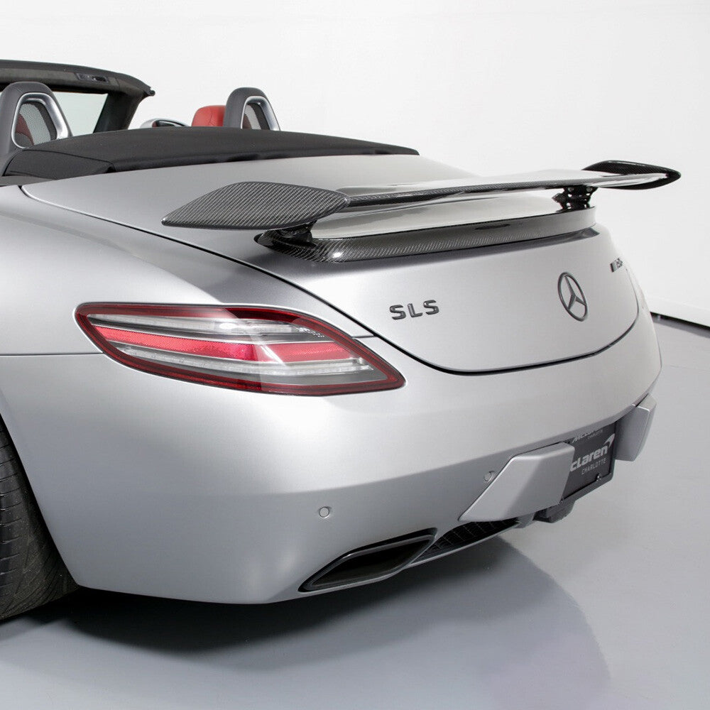 For Benz SLS AMG Letter Emblem Trunk Logo Nameplate Badge Decorate Sport Black