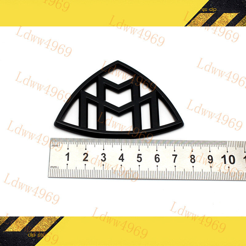 5pcs Glossy Black MAYBACH Letters Trunk Badge Emblem For S-Class W222 S650 2017+