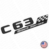 C63 Black Series AMG Limited Edition Letter Emblem Trunk Decal Logo Badge Sport