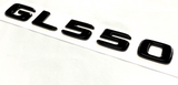 GLOSS BLACK GL550 FOR MERCEDES REAR TRUNK EMBLEM BADGE NAMEPLATE DECAL LETTERS
