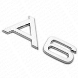 Audi A6 Chrome Rear Letter Tail Trunk Nameplate Emblem Badge Logo Sport Sline