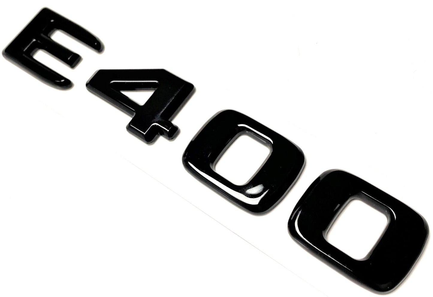E400 BLACK FOR MERCEDES REAR TRUNK EMBLEM BADGE NAMEPLATE DECAL LETTER NUMBER