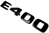 E400 BLACK FOR MERCEDES REAR TRUNK EMBLEM BADGE NAMEPLATE DECAL LETTER NUMBER