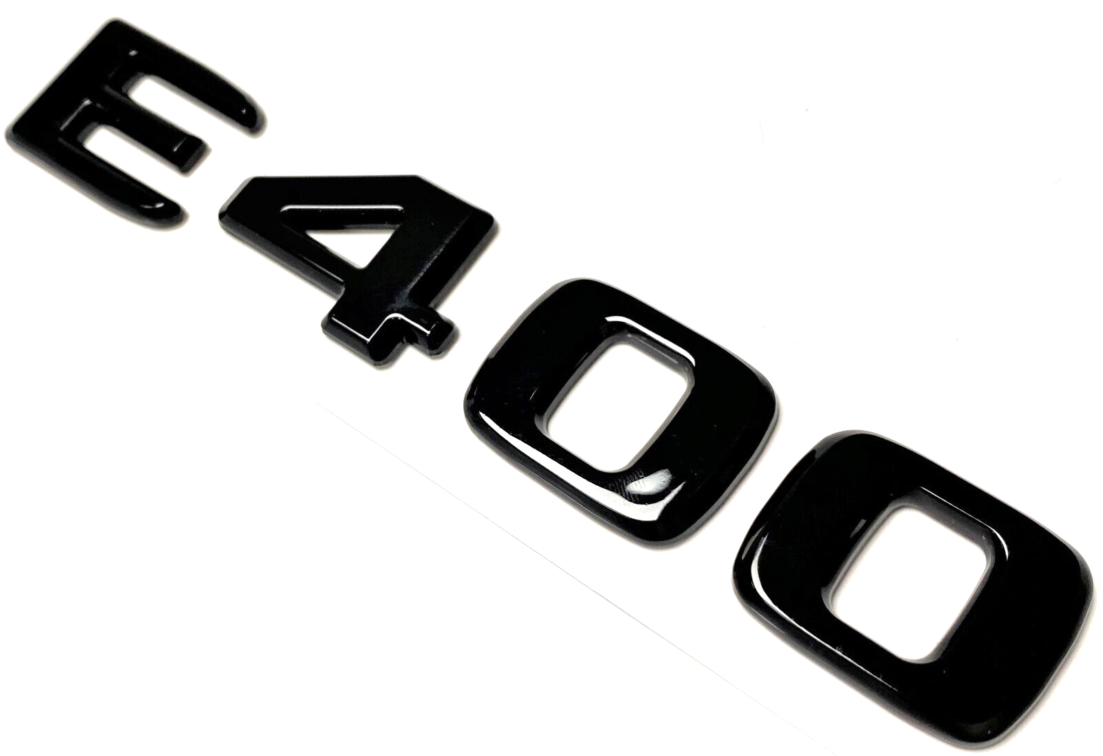 E400 BLACK FOR MERCEDES REAR TRUNK EMBLEM BADGE NAMEPLATE DECAL LETTER NUMBER