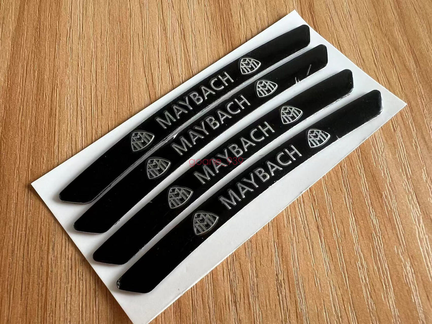 4P FOR Mercedes Maybach Edition Sport Wheels Badge 3D Sticker Emblem Decoration