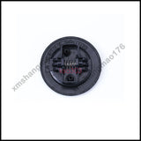 57mm Glossy Black Flat Hood Ornament Badge Emblem For C-class W205