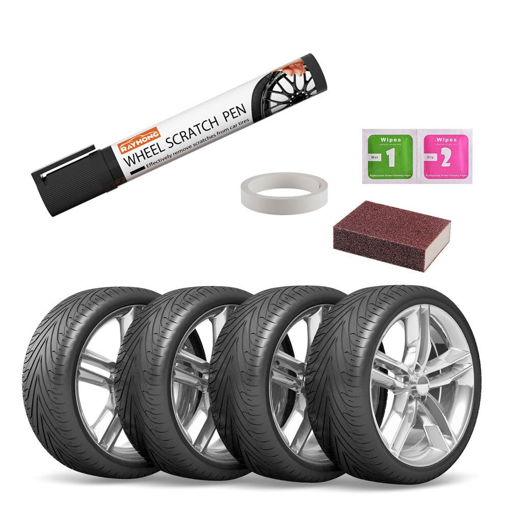 1Set Car Wheel Rim Scratch Repair Pen Touch Up Paint Tool Kit  Car Accessories