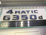 2018 G350d 4 MATIC" High quality Rear Trunk Emblem Decal Badge FOR Mercedes Benz