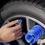 4pcs Aluminum Tire Valve Caps Tyre Valve Stem Cover Air Dust Wheel Rim Cap Tire Air Cap