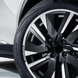 4Pcs Mercedes Benz AMG Aluminium Car Emblem Wheel Hub Rim Badge Stickers Decal