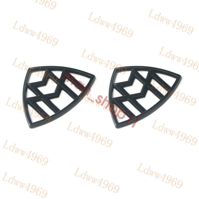 2PCS GLOSS BLACK FOR S-CLASS W222 MAYBACH REAR SIDE SELF ADHESIVE RARE