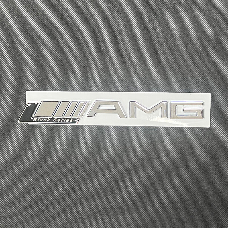 Black series Chrome  AMG Letters Trunk Emblem Badge Sticker For Mercedes Benz
