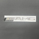 Black series Chrome  AMG Letters Trunk Emblem Badge Sticker For Mercedes Benz