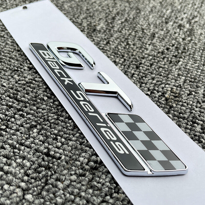 New Chrome GT Black Series AMG Emblem Rear Lid Badge For Mercedes GTS GTR R190
