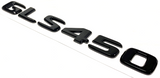 GLS450 GLOSS BLACK FOR MERCEDES REAR TRUNK EMBLEM BADGE NAMEPLATE DECAL LETTERS