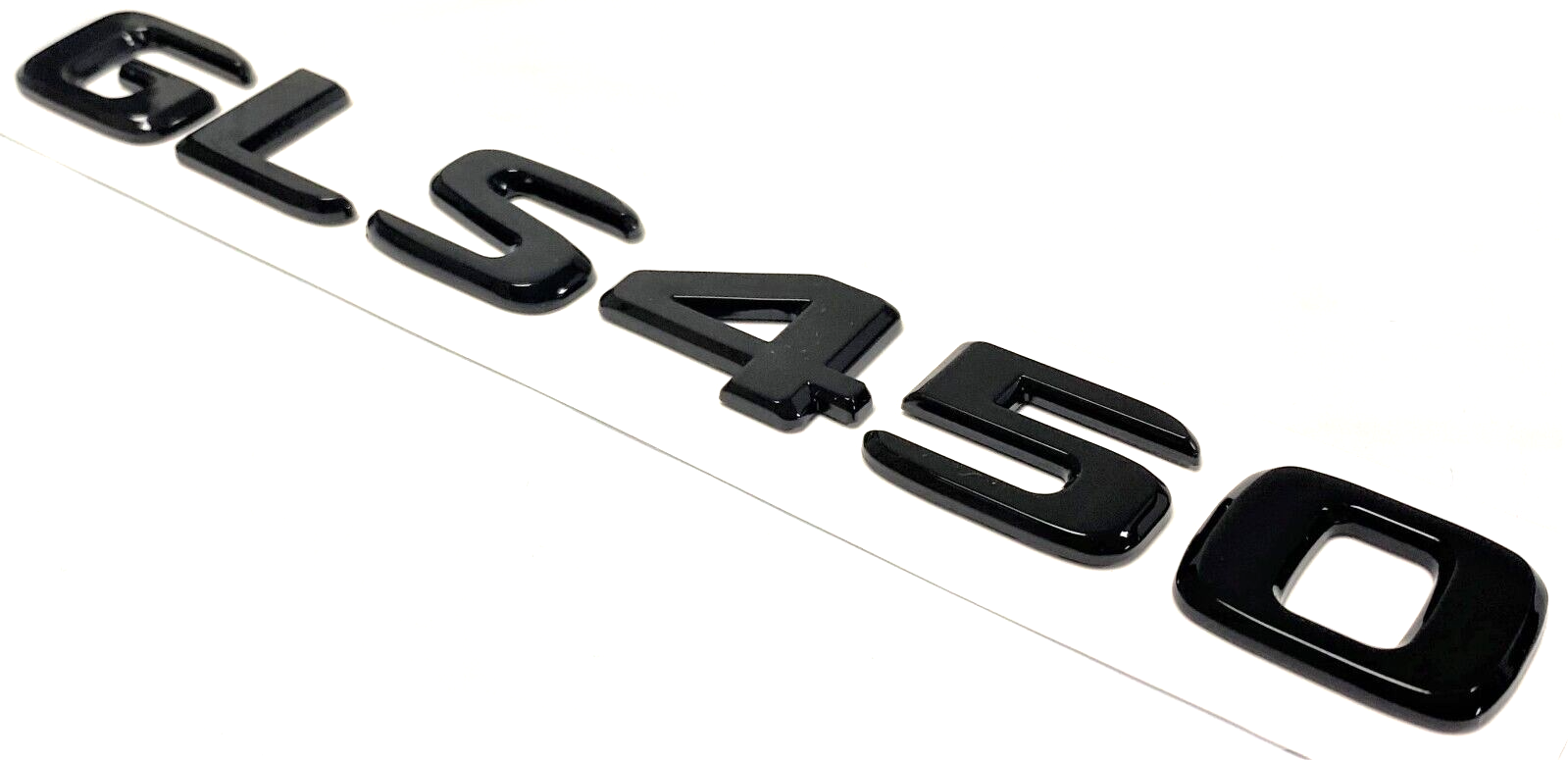 GLS450 GLOSS BLACK FOR MERCEDES REAR TRUNK EMBLEM BADGE NAMEPLATE DECAL LETTERS