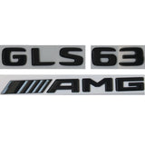 Glossy Black Trunk Letters Emblems Badges Sticker for Mercedes Benz GLS63 AMG