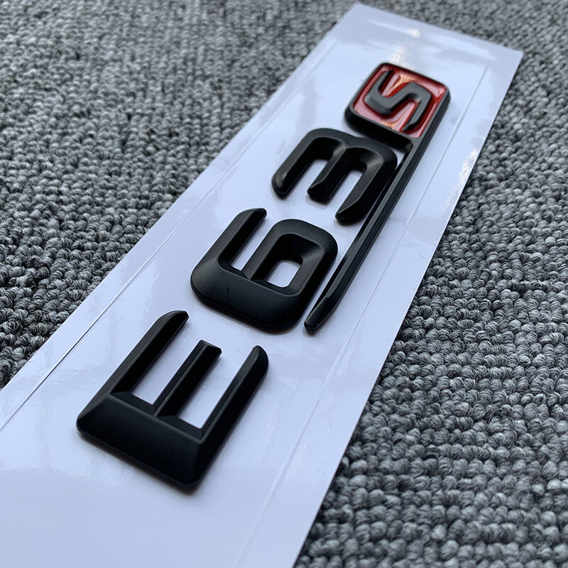 E63s 3D Back Letters Trunk Emblem Badge For Mercedes Benz E63 AMG S Sticker