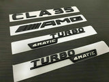 Gloss Black CLA35 AMG TURBO 4MATIC replacement Badge Emblem C118 CLA Class