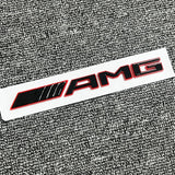 3D Black Red AMG Letters Trunk Emblem Badge Sticker for Mercedes Benz AMG New