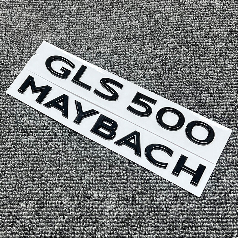 Gloss Black FOR GLS500 MAYBACH BLACK REAR TRUNK NAMEPLATE EMBLEM BADGE DECAL NEW