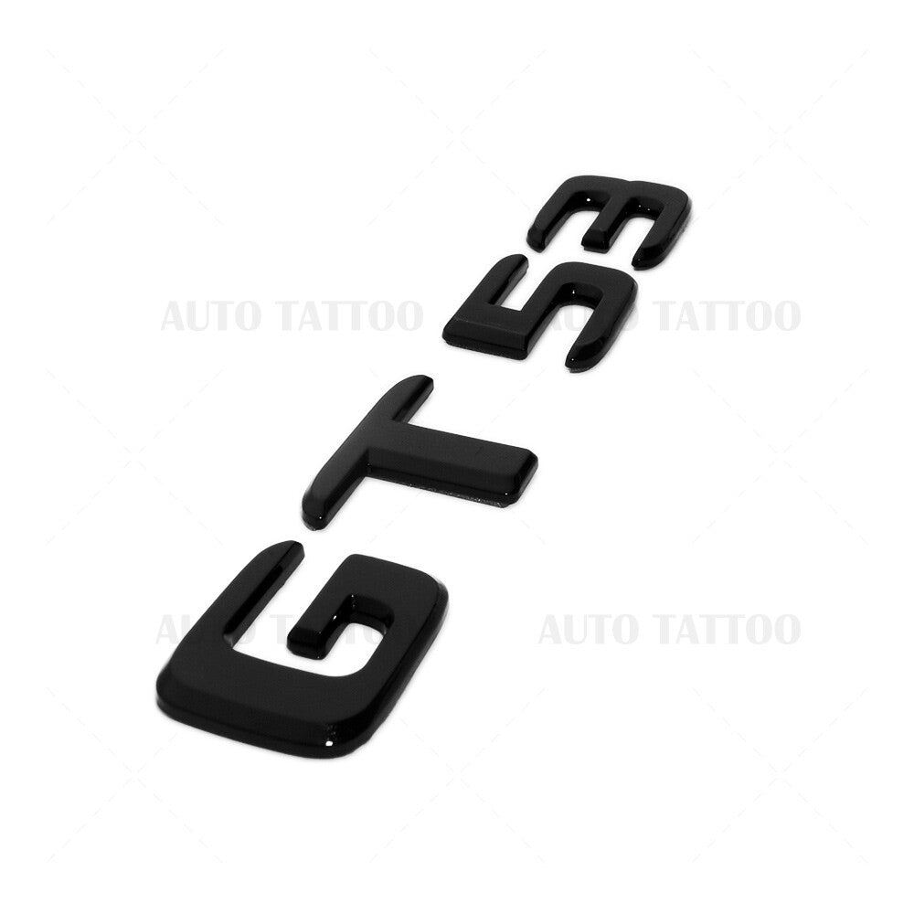 Mercedes AMG GT 53 Letter Emblem Trunk Logo Nameplate Badge Decorate Gloss Black