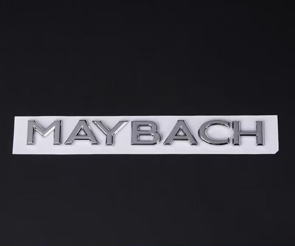 4pcs Chrome For " MAYBACH " Emblem Auto Side Fender Badge for Mercedes-Benz S400