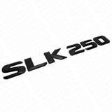 2015 SLK 250 AMG Letter Emblem Trunk Logo Nameplate Badge Decorate Matte Black