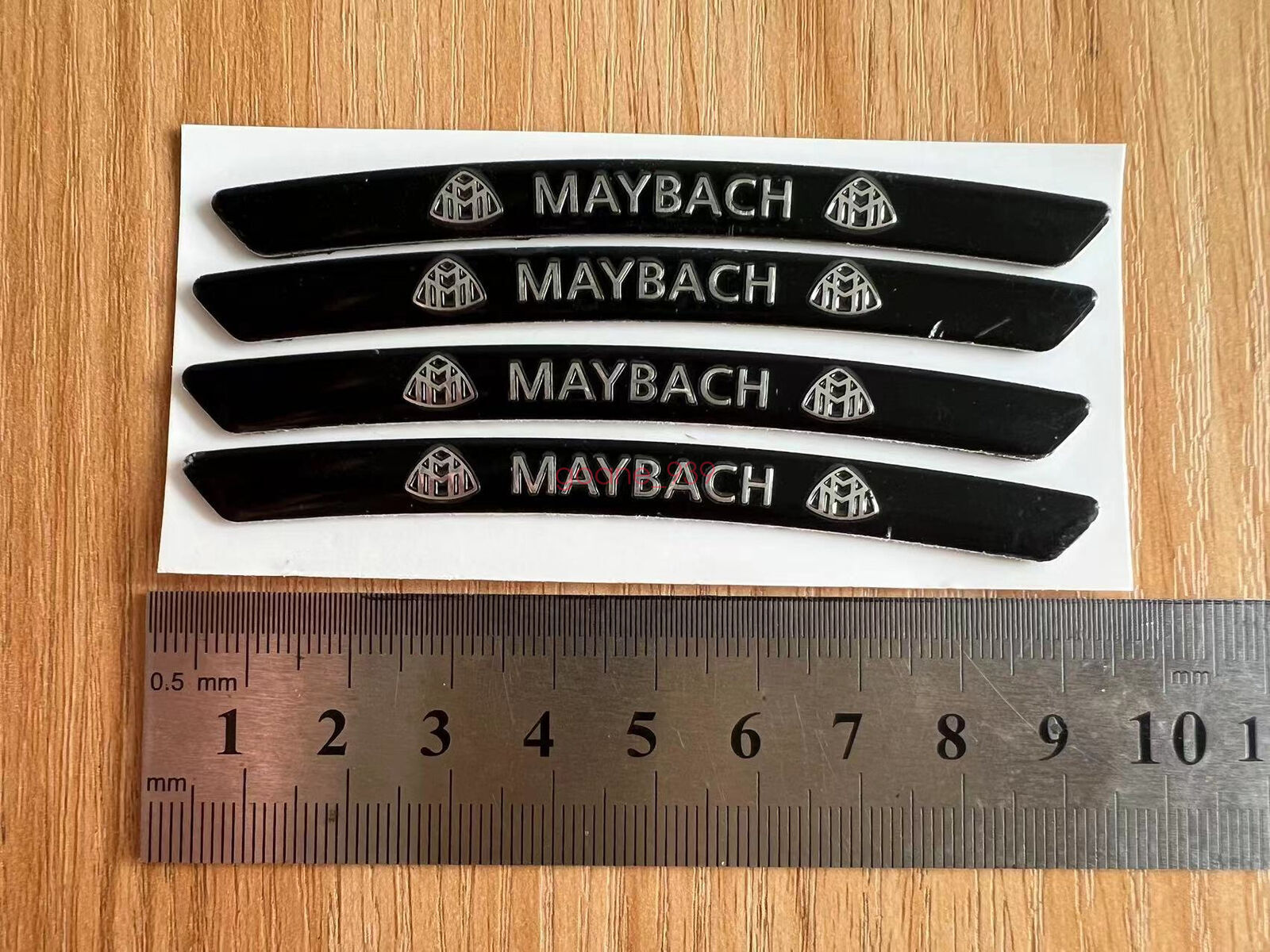 4P FOR Mercedes Maybach Edition Sport Wheels Badge 3D Sticker Emblem Decoration