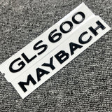 Gloss Black Maybach gls600  set Fender Side Rear Trunk Emblems Badge For Benz