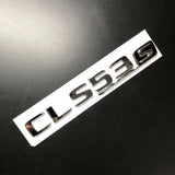 CLS53S Glossy Black Red S Car Rear Trunk Lid Sticker Emblem For Mercedes-Benz
