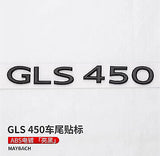 Gloss Black GLS450 Maybach Number Trunk Letters Badge Emblems Sticker For Benz