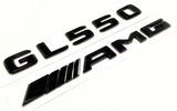 BLACK GL550+AMG FOR MERCEDES REAR TRUNK EMBLEM BADGE NAMEPLATE DECAL NUMBERS