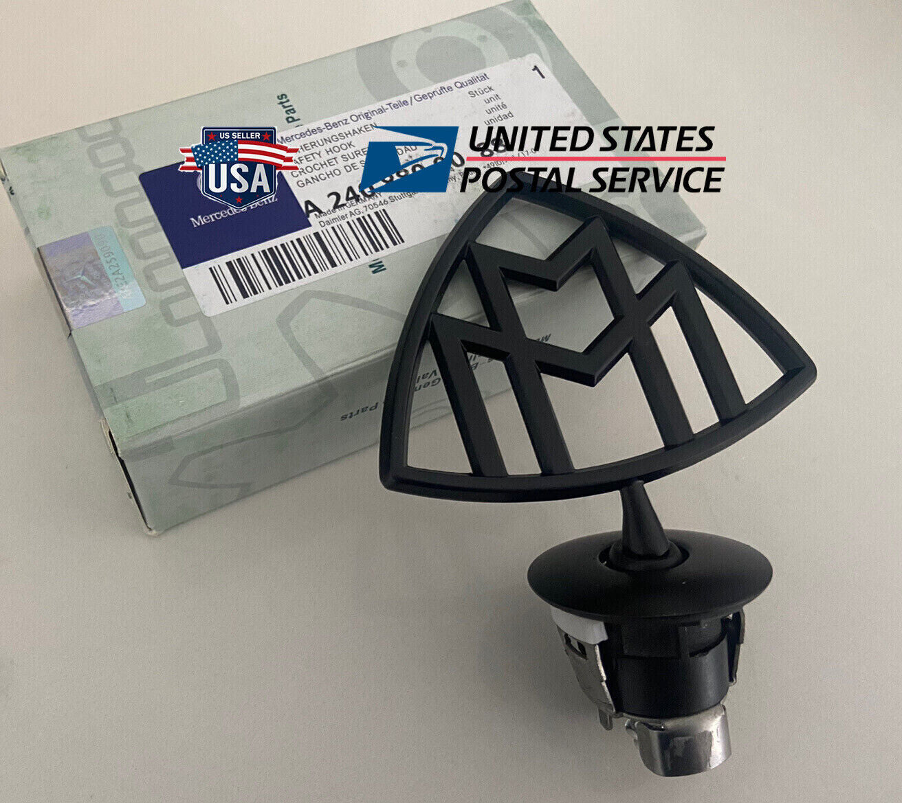Car Hood Emblm Dcal Badge Fit For Mercedes-Benz MAYBACH S600 S500 W222 S-Class